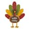 Glitzhome&#xAE; 2ft. Thanksgiving Wooden Turkey Standing D&#xE9;cor